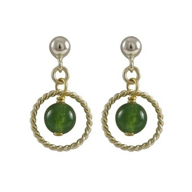New 10mm Jewelry Natural Light emerald jade & Silver Stud Earrings New 10mm Jewelry Natural Light emerald jade & Silver Stud Earrings
